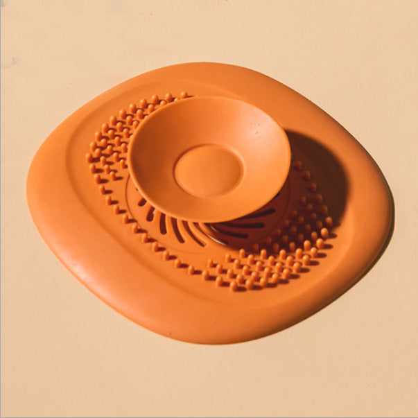 Push-Type Sink Drain Cover Hair Filter