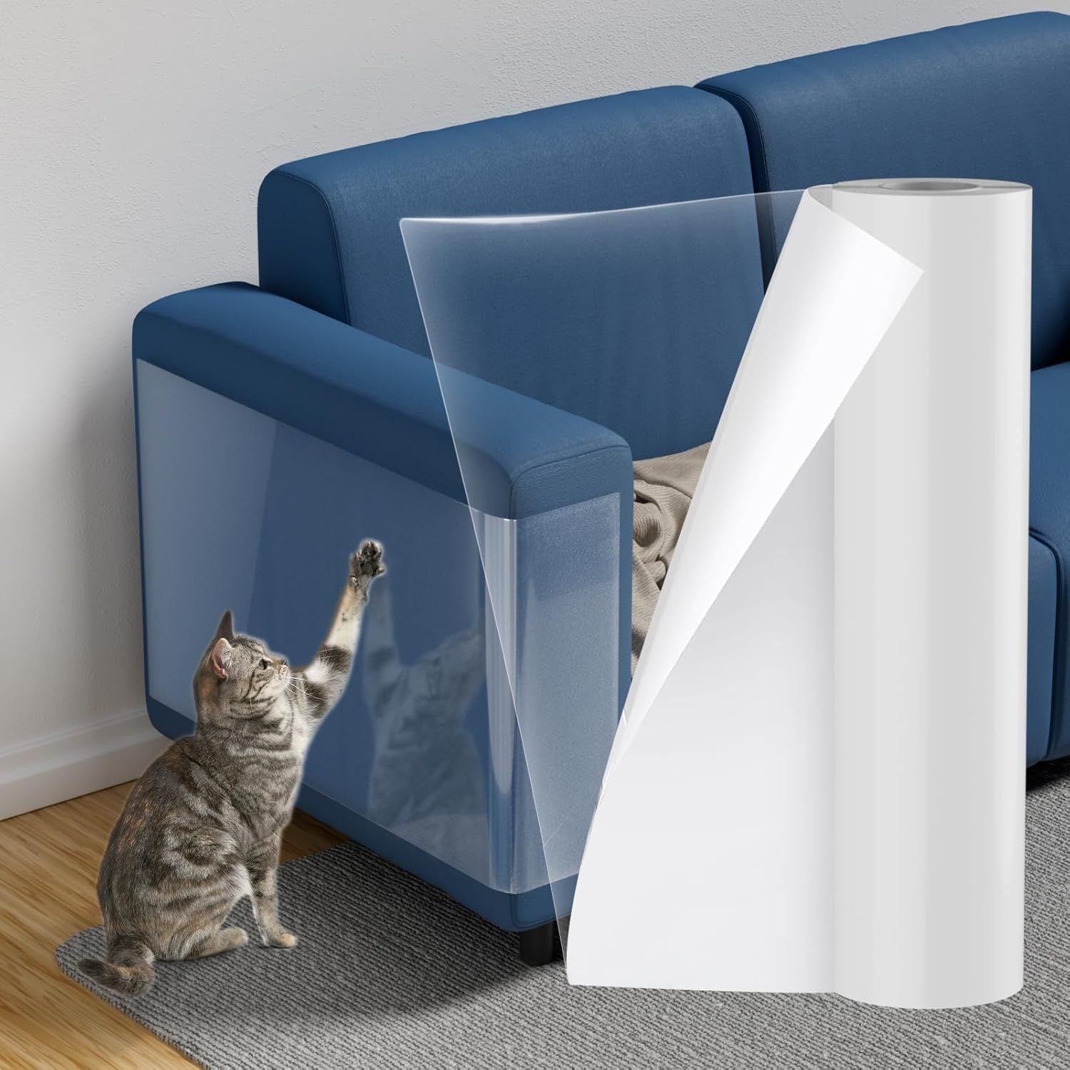 Trimmable Transparent Furniture Protective Cover