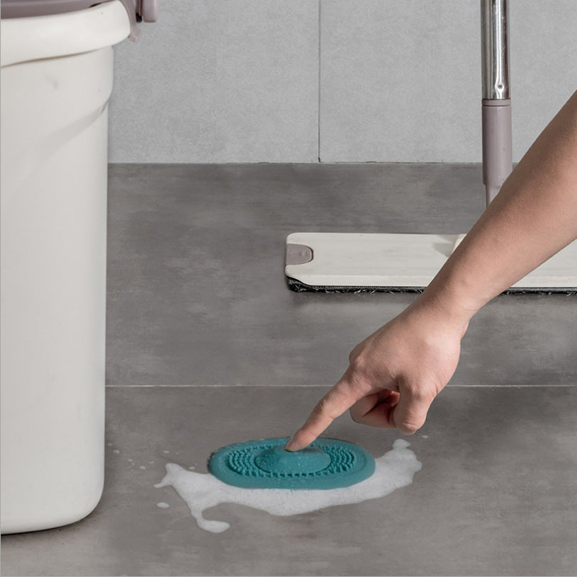 Push-Type Sink Drain Cover Hair Filter